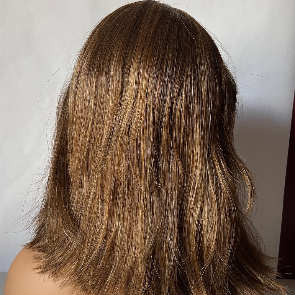 Gabor Layered Mid-Length Wig, Synthetic Wig average cap size(Hazelnut) - Picture 3 of 6